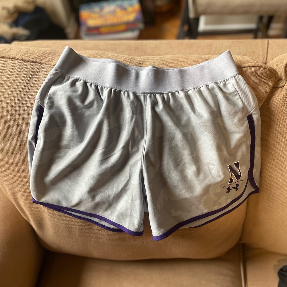 Northwestern Gray Camo Shorts